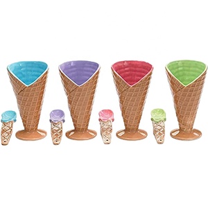 Ustom-cuenco de porcelana de alta calidad con forma clásica, cuenco decorativo de cerámica para postre y helado - Product Image 4
