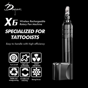 Kit de stylo rotatif <span class=keywords><strong>sans</strong></span> <span class=keywords><strong>fil</strong></span> pour tatouage Dragoart, ensemble de cartouches X6, machine à tatouer - Product Image 2