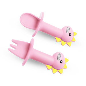 Hot Saleplain Silicone Dinosaur baby bowl bib and plate suction divider - Product Image 6