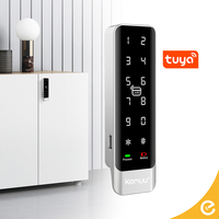 KEMUU TTlock Tuya aplicación Tarjeta Cerradura de puerta digital Fabricación de gabinetes Cerradura de gabinete Combinación Cerradura de puerta de vestuario