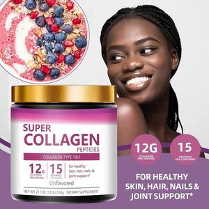 Collagène de type 1 et 3 de marque privée pour la beauté, pour les cheveux, la peau, les ongles et les articulations, soutien pour adultes - Product Image 5