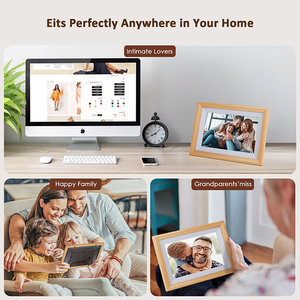 Mother's Day Gift Solid Wood Smart <strong>Picture</strong> <strong>Frame</strong> 10 .1/15.6 Inch Touch Screen Android WiFi Digital <strong>Photo</strong> <strong>Frame</strong> - Product Image 4