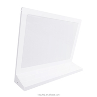 Boîte à lumière LED de comptoir en forme de L rechargeable de taille A3 Kejea pour café, restaurant, bar, support de signalisation publicitaire de bureau