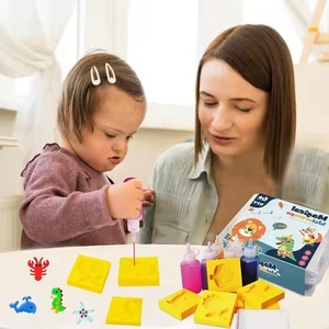 Ensemble de 32 pièces de gels magiques 3D, perles d'eau aux fruits, kit de fabrication d'elfes d'eau magiques avec moule d'animaux marins, jouet - Product Image 3