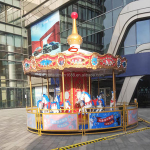 Giostra <span class=keywords><strong>per</strong></span> Interni ed Esterni in Offerta, Attrazione <span class=keywords><strong>per</strong></span> Parchi Divertimento e Aree Gioco, con Cavalli <span class=keywords><strong>per</strong></span> <span class=keywords><strong>Bambini</strong></span> e Adulti - Product Image 2