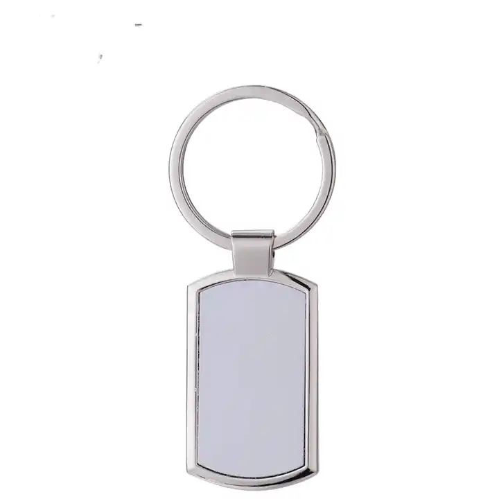 Metal Sublimation Keychain Blanks, Heat Transfer Keychain
