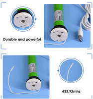 Nuovo Motore per Tende a Rullo con Pannello Solare, Batteria al Litio Ricaricabile, Controllo WIFI da Smartphone, Criptaggio Dooya