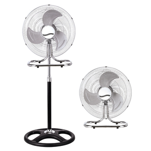 18 pulgadas de los fans del metal <span class=keywords><strong>bajo</strong></span> ruido Casa de refrigeración eléctrica 220v ventilador de pedestal base de Cruz - Product Image 6