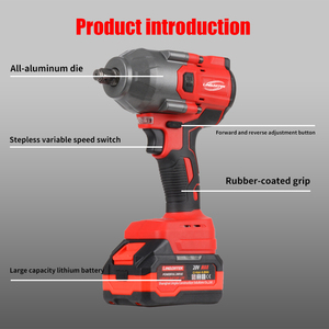 LDW06 20V Brushless Cordless Impact Wrench Portable <b>Rechargeable</b> <b>Battery</b> Power Wrench Set <b>With</b> Accessories for Auto Repair - Product Image 4