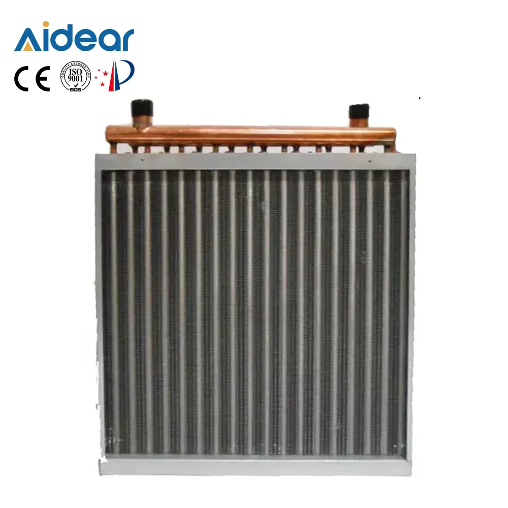 Aidear 구리 핀 튜브 맞춤형 산업 제조 공기 수자원 핀 튜브 열교환 기