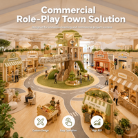 Parque Infantil Interior Modular para Supermercados, Estanterías para Productos, Pasillos, Certificación CE, Operadores FEC