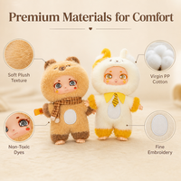 Vente en gros de poupées en vinyle pvc mignonnes personnalisées, poupées en peluche de la série transformation du visage, figurines kawaii, jouets en peluche à offrir
