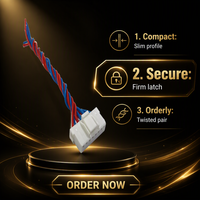 Connecteur de câblage Molex série 35155 2,0 mm à simple rangée, pour serveur, PLC, EV