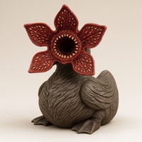 Petite statue en résine de canard monstre effrayant, décoration pour la maison, le bureau, la bibliothèque