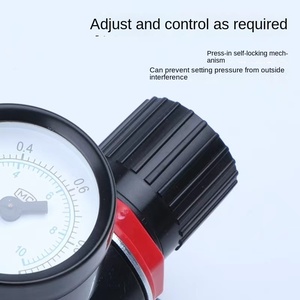 Haute qualité Double connexion compresseur d'air régulateur de pression mini manomètre - Product Image 5