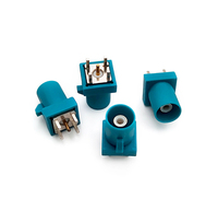 Conector Fakra Z de RF para PCB de un solo orificio, de Amphenol, para automoción, con contacto de cobre para una transmisión de señal suave.