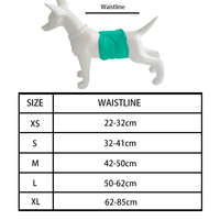 Vente flash : Culottes pour chien en polyester de marque, réutilisables, lavables, bande abdominale pour chiens, vente flash de vêtements pour animaux de compagnie