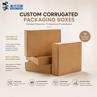 Boîtes en carton rigide flexographique gaufré en matériaux recyclés pour sandwichs, emballages cadeaux pour les marques de restauration et le commerce électronique