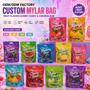 Bolsas Doypack de Alta Calidad con Barrera de Oxígeno para Frutas Liofilizadas, Bolsas Mylar de 3.5 g para Dulces - Product Image 1