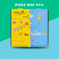Impresión personalizada caja de embalaje de pizza 12 pulgadas caja de pizza caja de cartón pizza