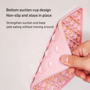 BPA Free Lick <span class=keywords><strong>Mat</strong></span> für Hunde, quadratische Form mit 4 Abschnitten und starker Saug basis, Custom Logo Pet Groom ing <span class=keywords><strong>Mat</strong></span> - Product Image 2
