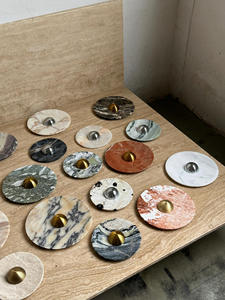 שיש טבעי לא רגיל <span class=keywords><strong>blob</strong></span> sconce ליד מיטת מנורת פנים קישוט הוביל אורות עבור הבית הלבן - Product Image 4