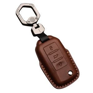 Misura per V W Polo Golf 7 Tiguan per Skoda Octavia Kodiaq <span class=keywords><strong>Karoq</strong></span> per Seat Ateca Leon 2014-custodia in pelle per telecomando - Product Image 4