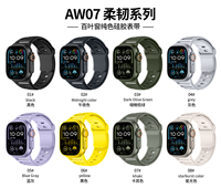 Top-Mode Verschluss-Armband in Unifarbe aus Silikon für Apple Watch Series 11 10 Ultra 9se 8 76 5
