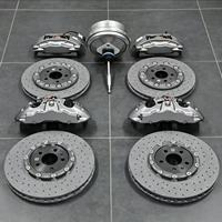 Neues Großes Bremsenkit 6-Kolben-Bremssättel-Set Karbon-Keramik-Bremsscheiben Hochleistung für WRX STI Isuzu D-Max BMW F30 E46 E90 E92 VW Golf