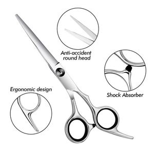 <span class=keywords><strong>Kit</strong></span> de ciseaux de coiffure professionnels, ciseaux à effiler pour couper les cheveux, outil de coiffure pour barbier/salon/maison, ciseaux de coiffure - Product Image 5