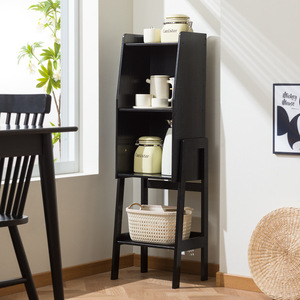 <b>Kitchen</b> Storage Rack Multifunctional Narrow Gap <b>Shelf</b> Solid Wood Standing Type For Tableware In <b>Kitchen</b> - Product Image 3