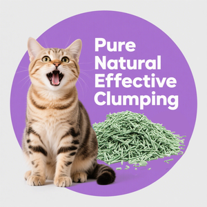 Litière pour chat en tofu, sans poussière, à agglomération rapide, écologique, jetable dans les toilettes, 6L avec contrôle léger des odeurs, matériau en fibre de carbone activée de 1,5 mm - Product Image 5