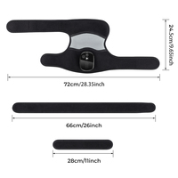 Masseur électrique intelligent sans fil pour le soulagement de la douleur, compresse chaude pour l'arthrite, les articulations du genou, la physiothérapie, le coude, l'épaule et le genou, 6 températures
