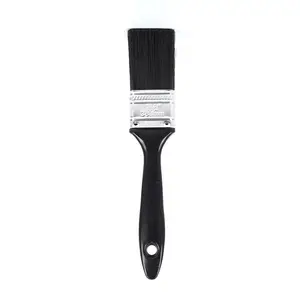 Paul Cezanne Hot Selling Wholesale Good Quality Natural Nylon Oil Painting Brushes Black Flat Paint Brush