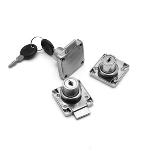 Cerraduras de muebles para escritorio, cerradura giratoria y cuadrada para archivadores de metal, armarios de oficina, cajones - Product Image 1