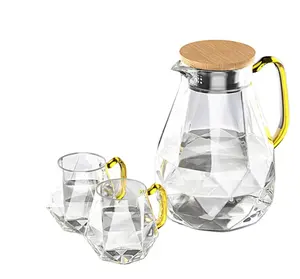 Gift Set Coffee Tea Maker Wholesale Exclusive Business Drip Kettle Coffee Pot Diamond Teapot set