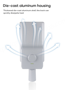 Qili ไฟถนนพลังงานแสงอาทิตย์ LED IP65กันน้ำกลางแจ้ง50W-200W อะลูมิเนียมอัลลอย + ตัวเครื่อง6000K สี TEMP AC ใช้ทางถนน - Product Image 5