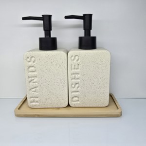 Nuovo Set da Bagno in Ceramica Personalizzato e Durevole, Design di Lusso in 3 Pezzi - Product Image 3