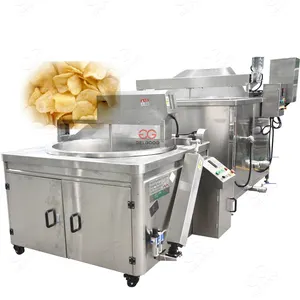 High Quality Potato Chips Fry Vegetable Kettle Chips Frying Machine