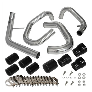 Kit di tubi per Intercooler con montaggio anteriore in alluminio per <span class=keywords><strong>VW</strong></span> Volkswagen <span class=keywords><strong>Jetta</strong></span> 98-04 Golf Mk4 1.8T produttore lega MAX 3 anni - Product Image 5