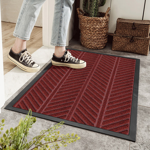 Tapis <span class=keywords><strong>d</strong></span>'<span class=keywords><strong>entrée</strong></span> en caoutchouc antidérapant, résistant à l'eau et lavable, gris anthracite, pour garages et couloirs, 80x120cm, vente en gros - Product Image 4