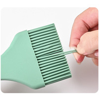 Pinceau à huile en silicone à tête extra large, qualité alimentaire, résistant à la chaleur, pour pâtisserie, barbecue, sauce, cuisson