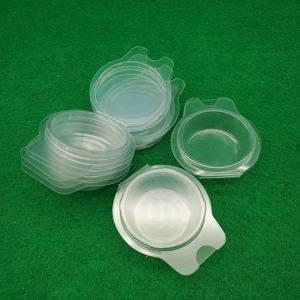 0.6mm kalınlığında PET balmumu eriyik kapaklı 1oz yuvarlak balmumu pot Mini lüks balmumu erir kapaklı - Product Image 1