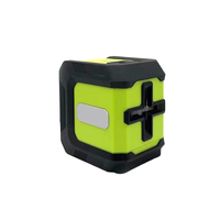Niveau laser de construction rotatif industriel DIY à lumière verte, haute précision, auto-nivelant 360°, 3 mm, mini, 2 lignes, alimenté par batterie 5V