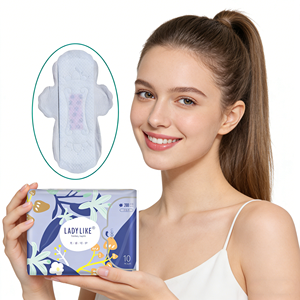 Oem Odm Super Absorbent Organic Super Absorbent Menstrual Sanitary <strong>Pads</strong> Feminine <strong>Pads</strong> With <strong>Wings</strong> for Day Use Bulk Pack - Product Image 3