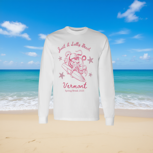 Camiseta de manga larga Just A Salty Beach Vermont Spring Break 2025 - Product Image 3