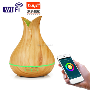 <span class=keywords><strong>Difusor</strong></span> ultrasónico decorativo para el hogar humidificador de aire aromático con Wifi <span class=keywords><strong>difusor</strong></span> de aceites esenciales para Yoga - Product Image 3