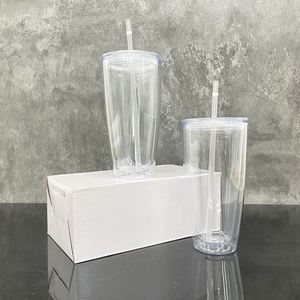 Crystal BPA Free 25oz Double Wall Snow Globe <b>Plastic</b> Tumbler for UV DTF Wraps Giveaways Dishwasher & Microwave Safe - Product Image 4