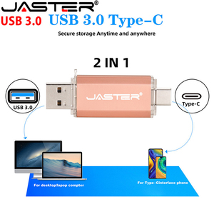 Cho jaster <span class=keywords><strong>2</strong></span>-in-<span class=keywords><strong>1</strong></span> USB3.0 OTG ổ đĩa <span class=keywords><strong>flash</strong></span> 128GB 64GB 32GB 16GB USB Type-C Pendrive với vật liệu nhựa mới và giá rẻ giá - Product Image 4