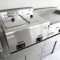 Remorque de cuisine temporaire de 4 mètres, kiosque alimentaire extérieur, stand de restauration rapide/hot-dogs, chariots de restauration rapide Yieson à vendre